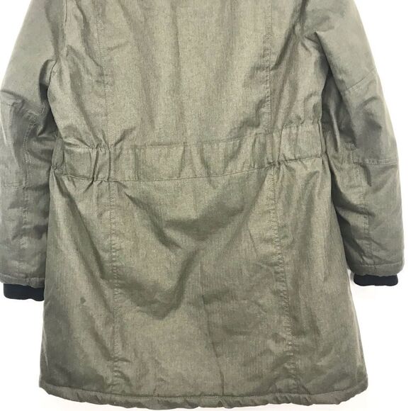 Torrid Olive Green Canvas Zip Up Hooded Winter Anorak Jacket - Picture 12 of 16